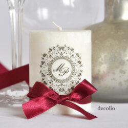 Sviečka - darček pre svadobných hostí #23