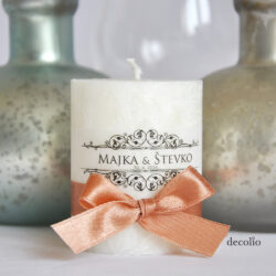 Sviečka - darček pre svadobných hostí #22