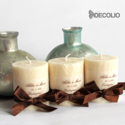 Sviečka - darček pre svadobných hostí #4