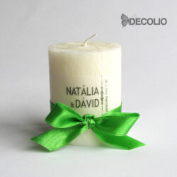 Sviečka - darček pre svadobných hostí #2