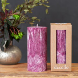 Kryštalická sviečka Plum - veľká