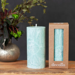 Kryštalická sviečka Sea foam - veľká