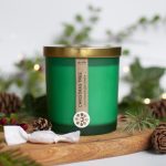 Sójová sviečka Christmas tree s dreveným knôtom