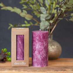 Kryštalická sviečka Plum - malá