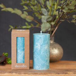 Kryštalická sviečka Turquoise - malá