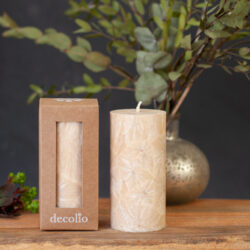 Kryštalická sviečka Buttercream - malá