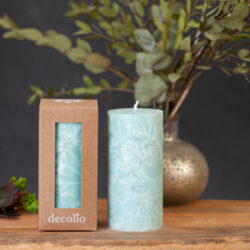 Kryštalická sviečka Seafoam - malá