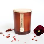 Sójová sviečka Creamy Velvet s dreveným knôtom