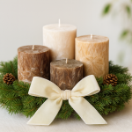 Zamatová stuha maslová