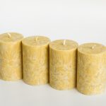 Adventné sviečky Sandcastle - rovnako vysoké