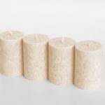 Adventné sviečky Almond - rovnako vysoké