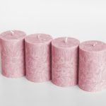 Adventné sviečky Rose - rovnako vysoké