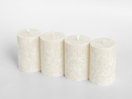 Adventné sviečky Ivory - rovnako vysoké