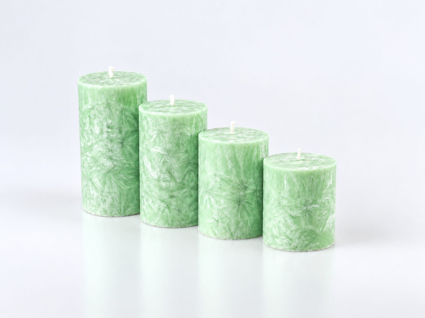 celadon_green_gyertyak Adventné sviečky Misty Jade – Obrázok 1