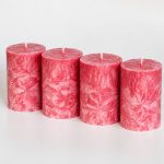 Adventné sviečky Carmine - rovnako vysoké